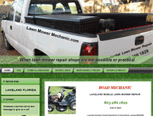 Tablet Screenshot of lawnmowermechanic.com